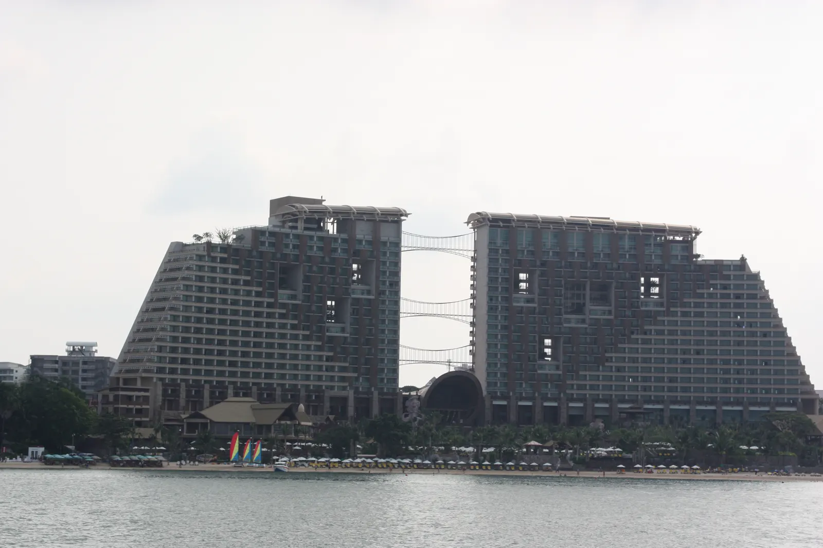 Waterslides and pools at Centara Grand Mirage Beach Resort, Wongamat